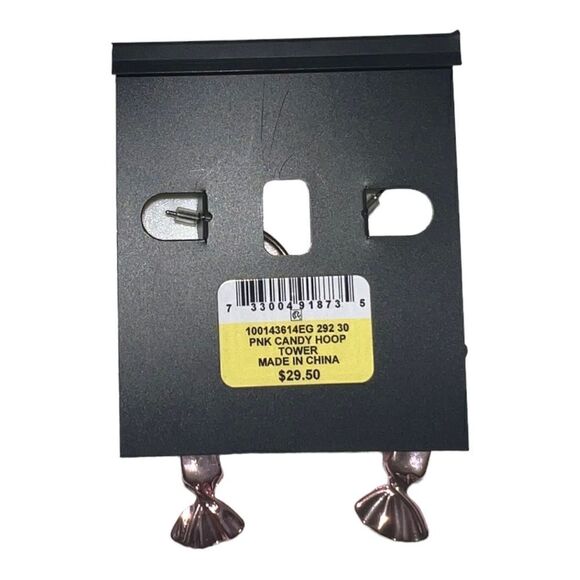 INC International Concepts Gold-Tone Pink Candy Charm C-Hoop Earrings New - Picture 4 of 4